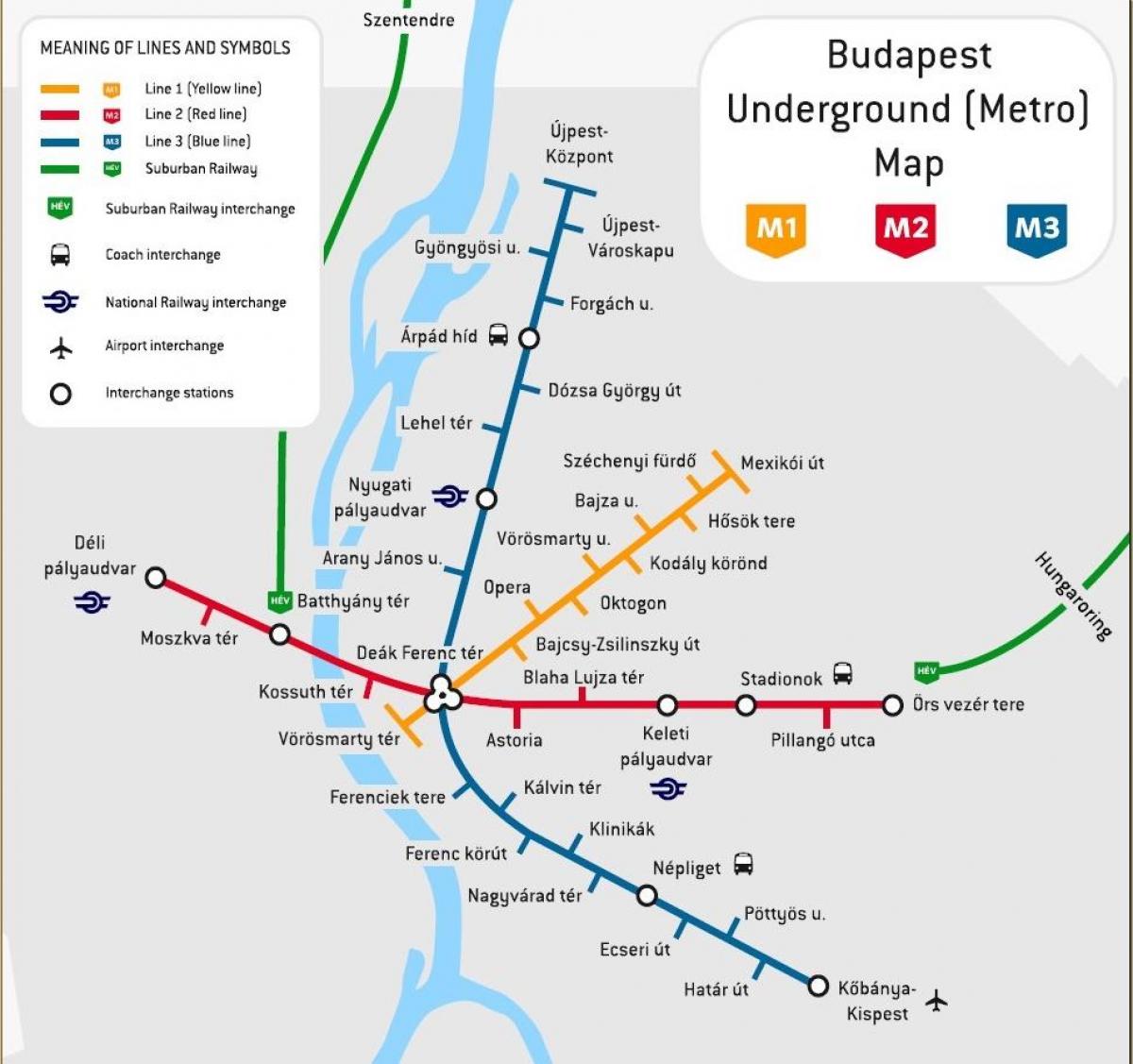 metro ramani budapest hungary